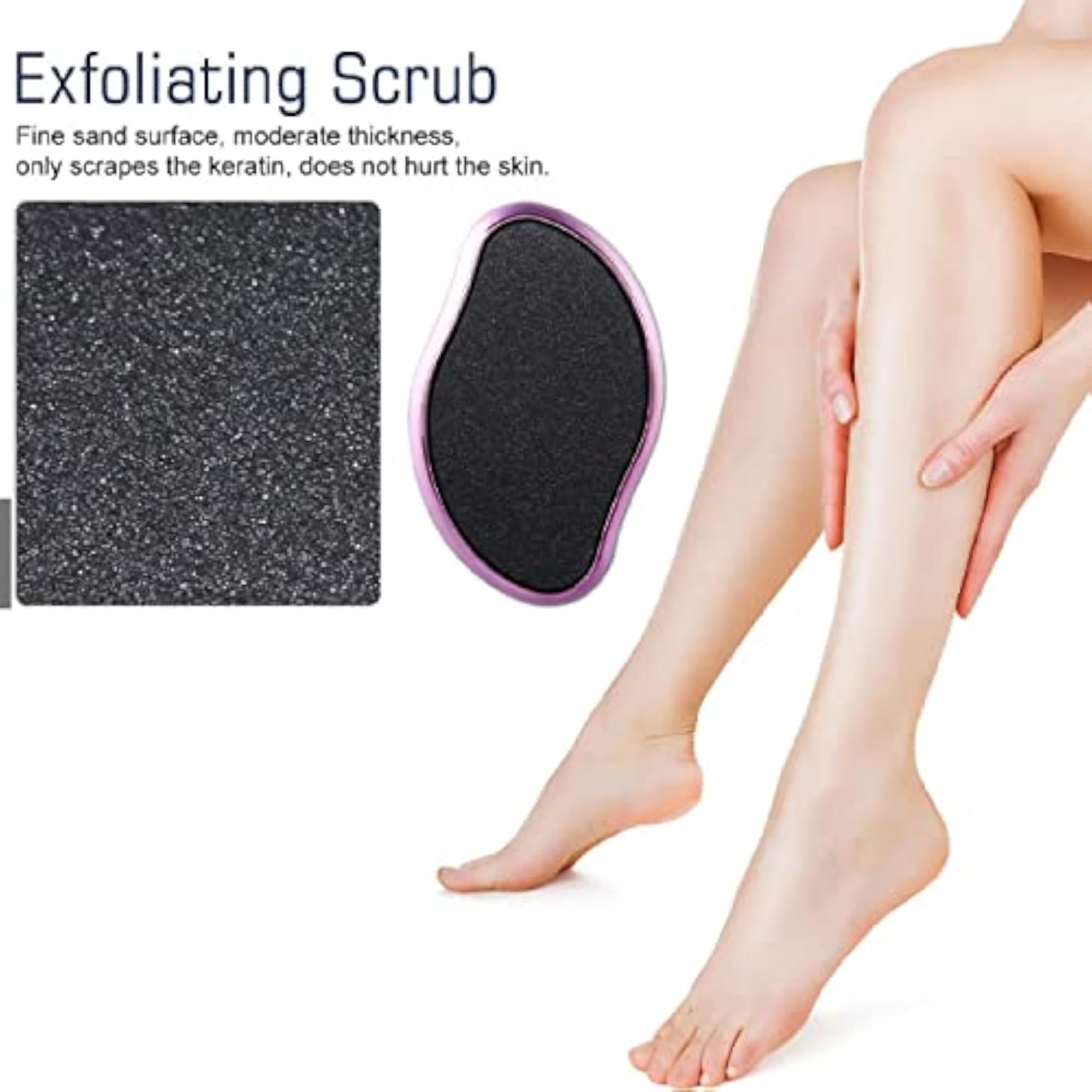Foot File Nano Glass Exfoliating Scrubber for Smooth Feet